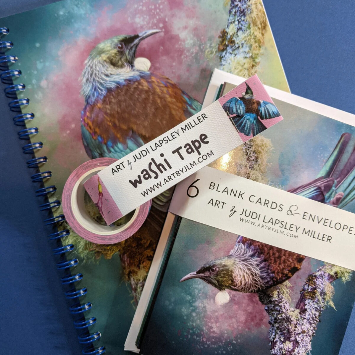 Judi Lapsley Miller gift pack – Tūī-lover gift bundle